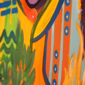 coachingraum und acryl auf leinwand swantje diepenhorst